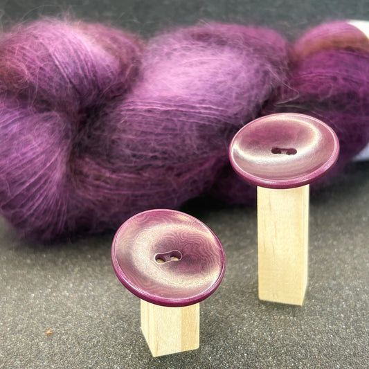 Custom coloured Corozo Nut Button - 28mm