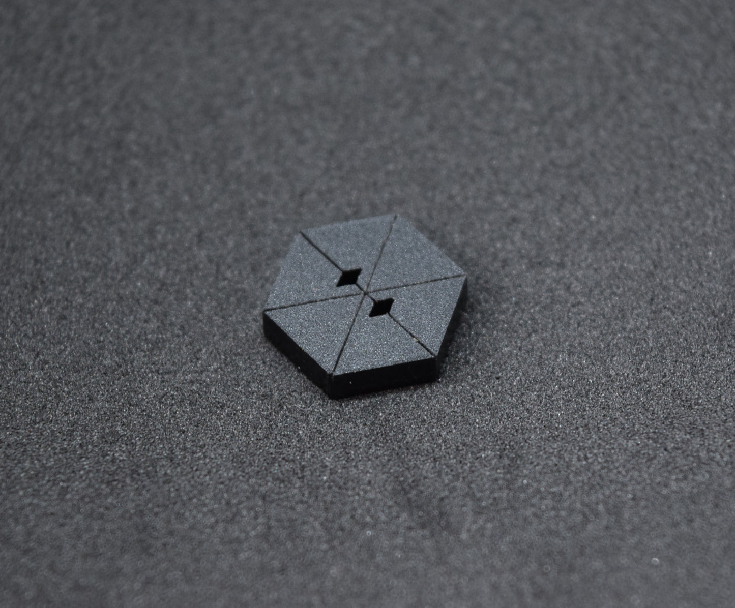 The Hex Button- Black