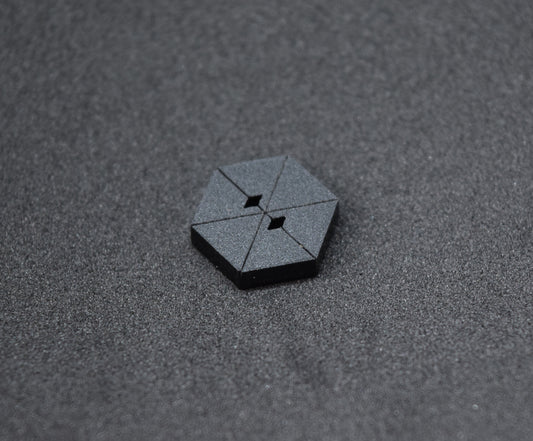 The Hex Button- Black